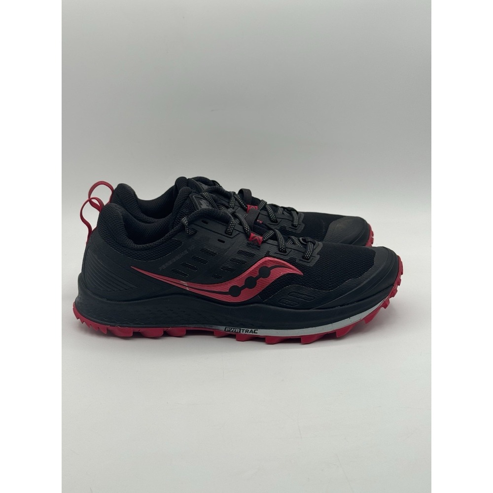Saucony Womens Peregrine 10 S10556-20 Black Running Shoes Sneakers Size 9